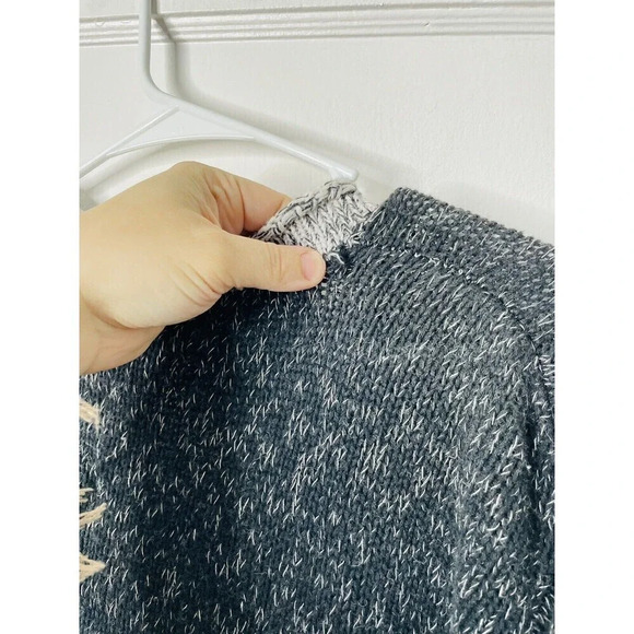 CST Studio Knit Sweater 2X Ramie Cotton Blend Heart Button Accent Stretch Womens - Picture 7 of 8